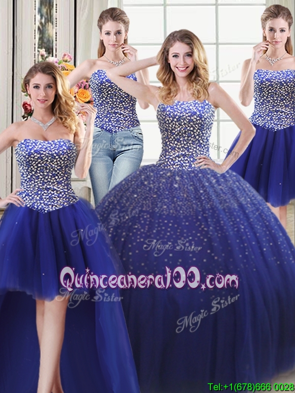 My Fashion: Royal Blue Puffy Quinceanera Dresses 2018