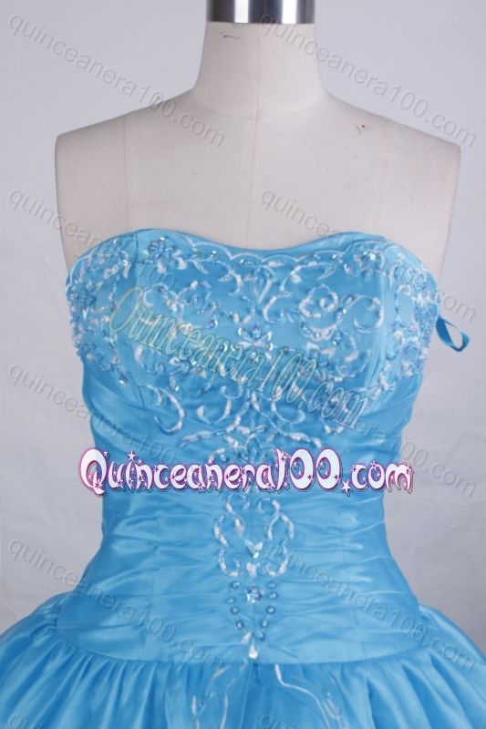 Beautiful Ball gown Sweetheart Floor-length Quinceanera Dresses With Appliques