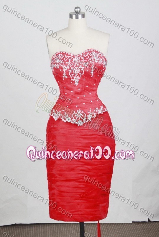 Classical Ball Gown Sweetheart Appliques and Ruffles Quinceanera Dresses