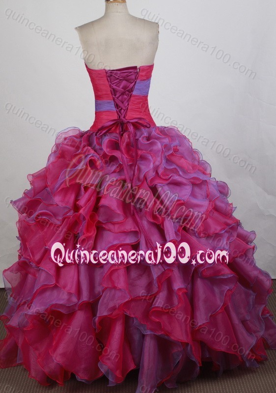 Romantic Ball Gown Sweetheart Appliques and Beading Quinceanera Dresses in Multi Color