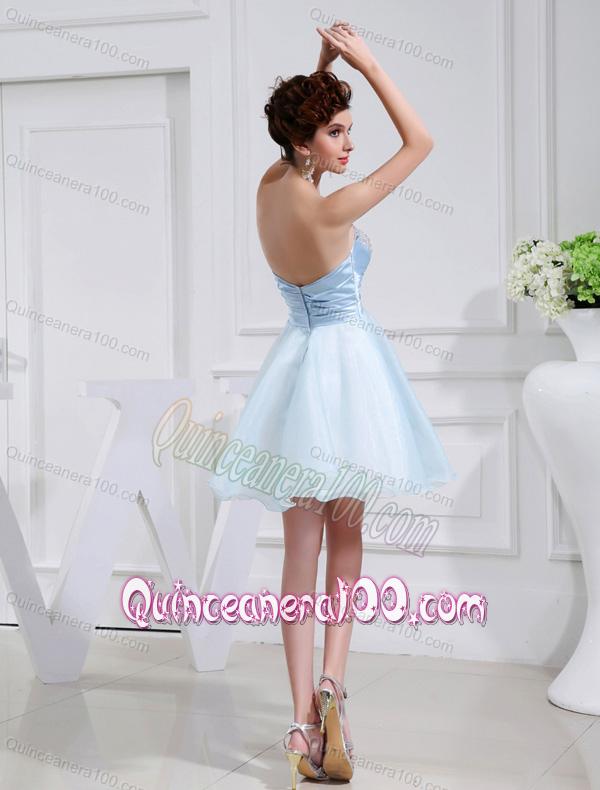  Light Blue Dama Dresses
