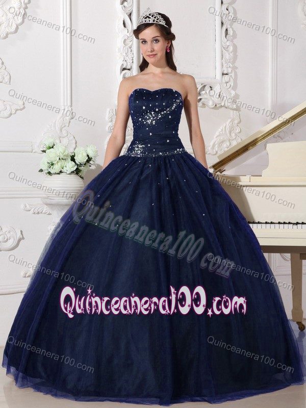 navy blue sweet sixteen dresses