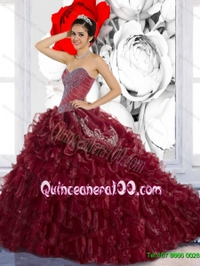 Wonderful Sweetheart Ruffles and Appliques 16 Birthaday Party Dresses for 2015