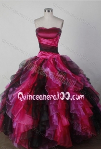 Beautiful Appliques Ball Gown Sweetheart Multi Color Quinceanera Dresses