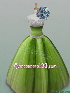 2016 Summer Beautiful Quinceanera Dresses with Spaghetti Straps