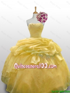 2016 Summer Perfect Sweet Ball Gown Quinceanera Dresses with Appliques Layers
