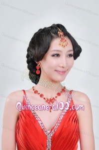 Alloy With Clear Rhinestone Ladies Jewelry Sets