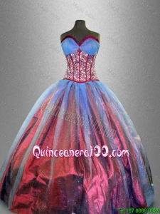Perfect Sweetheart Quinceanera Gowns with Beading and Ruffles for 2016