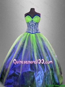 Popular Ball Gown Sweet 16 Gowns with Beading and Ruffles for 2016