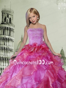 Brand New Ball Gown Little Girl Pageant Dresses Beading and Ruffles Floor-length