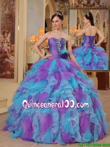 Luxurious Multi Color Ball Gown Sweetheart Quinceanera Dresses