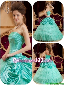 Pretty Pick Ups and Ruffles Quinceanera Gowns