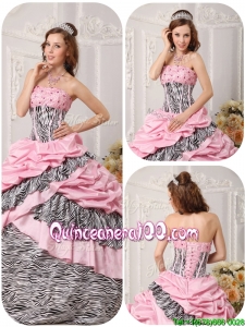 Traditional Ball Gown Multi Color Quinceanera Gowns with Beading