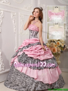 2016 Unique Ball Gown Beading Quinceanera Dresses in Multi Color