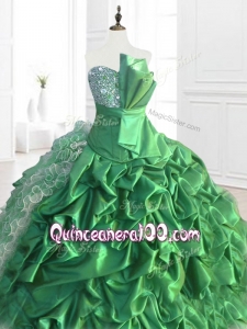 2016 Custom Made Sequins and Ruffles Quinceanera Dresses with Pick Ups