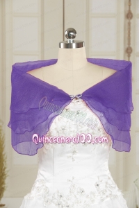 2014 New Style Beading Lavender Shawls for Party