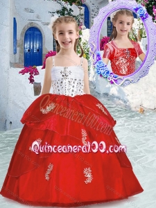 Best Spaghetti Straps Mini Quinceanera Dresses with Appliques and Beading