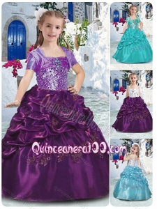 Classical Spaghetti Straps Mini Quinceanera Dresses with Beading and Bubles