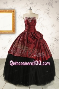 Formal Ball Gown Embroidery Quinceanera Dresses with Sweetheart