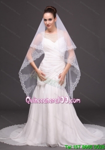 Lace Tulle Fashionable Bridal Veil For Wedding