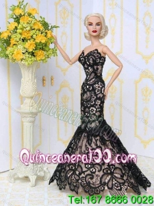 Beautiful Lace Mermaid Party Clothes Fashion Dress for Barbie Doll
