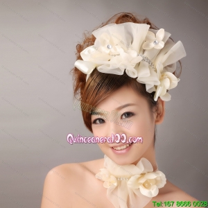 Champagne Organza Special Occasion and Outdoor Fascinators Hairband