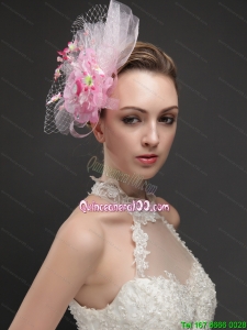 Gorgeous Net With Flowers Ribbons Women s Fascinators