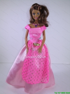 New Beautiful Handmade Party Clothes Fashion Dress For Noble Barbie