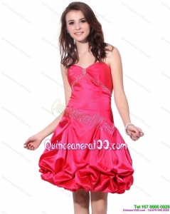 Sweetheart New Style Dama Dresses with Pick Ups and Beading