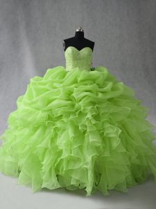 Customized Floor Length Ball Gowns Sleeveless Ball Gown Prom Dress Lace Up