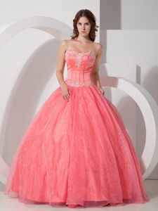 Boning Details Ball Gown for Beading Appliques Quinceanera Dress