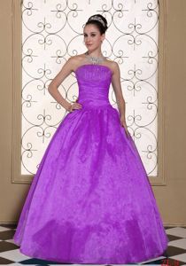 Simple Beaded Organza and Taffeta Dresses for Quinceaneras