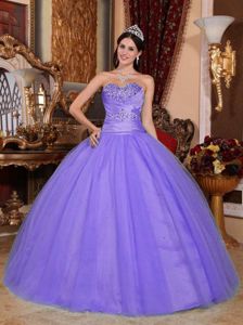 Sweetheart Beading and Ruched Bust Pleated Dress for Sweet 16