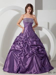 How to Find Pretty Beaded Purple Sweet 15/16 Birthday Dress