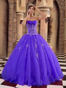 Luxury and Grace Purple Ball Gown Princess Quinceanera Dresses