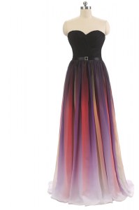 Multi-color Sleeveless Chiffon Lace Up Mother of the Bride Dress for Prom and Party