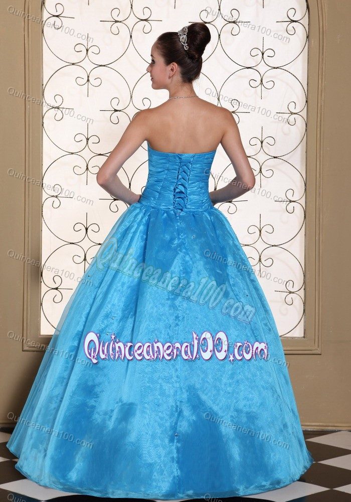 the Brand New Style Strapless Quinceanera Dresses with Beading