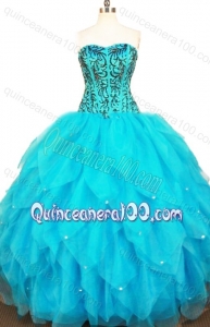Exclusive Ball Gown Sweetheart Beading and Ruffles Quinceanera Dresses