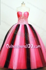 Brand New Ball Gown Strapless Multi-color Beading Quinceanera Dresses