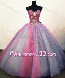 Pretty Ball Gown Sweetheart Multi-color Quinceanera Dresses With Beading