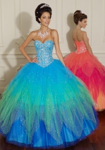 Special ball gown sweetheart-neck floor-length quinceanera dresses