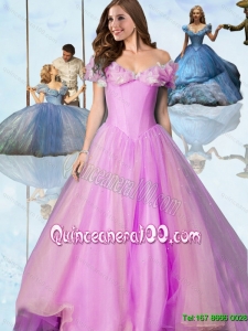 2015 Off the Shoulder Cinderella Quinceanera Dresses for Party