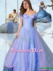 Beautiful A Line Off the Shoulder Cinderella Quinceanera Dresses for 2015