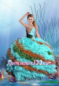2015 Summer Wonderful Sweetheart Quinceanera Dresses in Multi Color