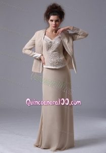 Simple and Fashionable Mother of the Dresses with Beading For 2014