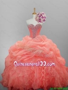 Elegant Ball Gown Sweetheart Quinceanera Dresses for 2015 Summer