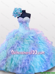New Arrival Beading and Sequins Sweetheart Quinceanera Dresses for 2015