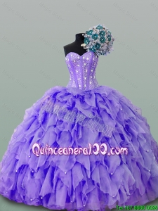 2016 Summer Top Seller Quinceanera Dresses with Beading and Ruffles