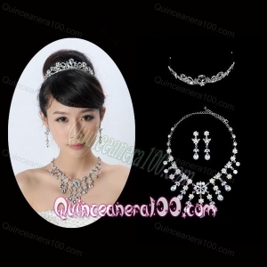 Beautiful Alloy With Rhinestone Ladies Jewelry Sets