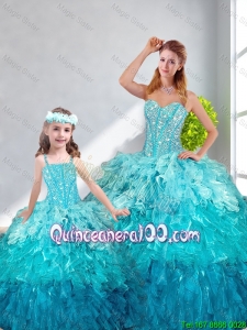 Beautiful Ball Gown Sweetheart Matching Sister Dresses in Multi Color